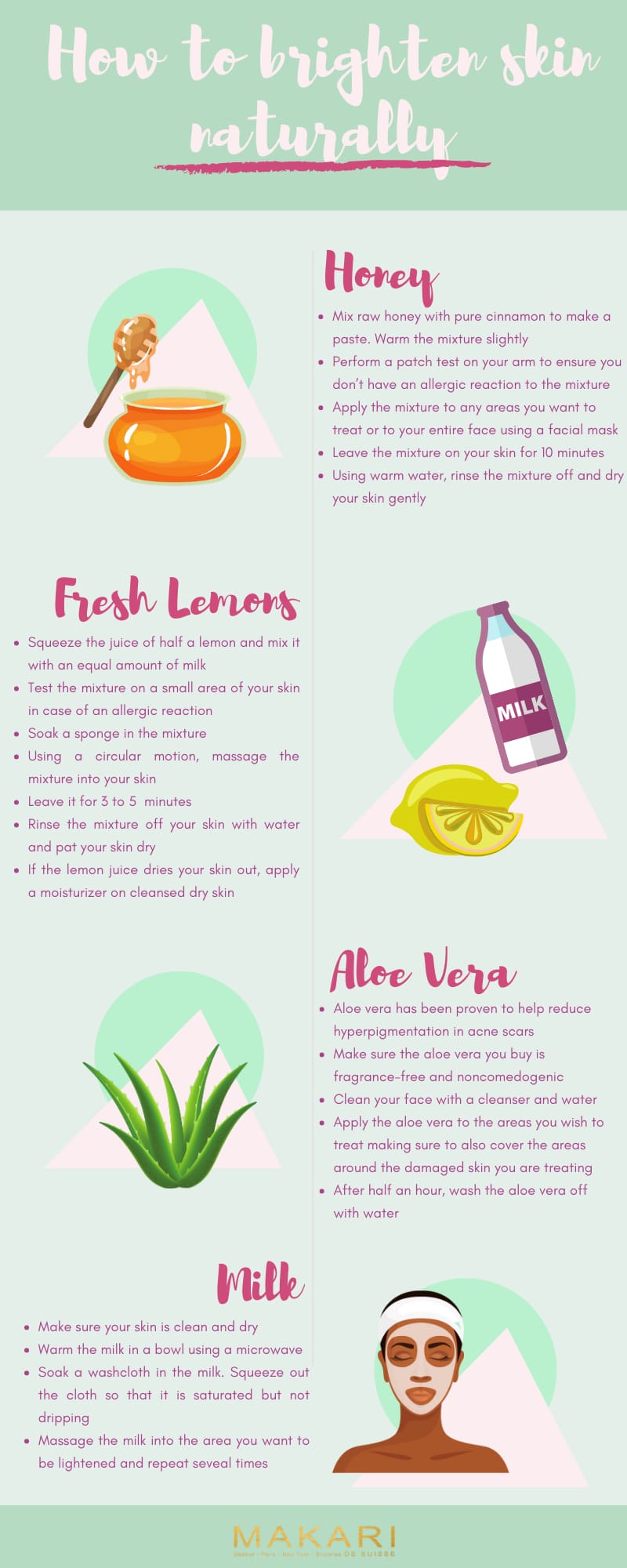 how to brighten skin naturally