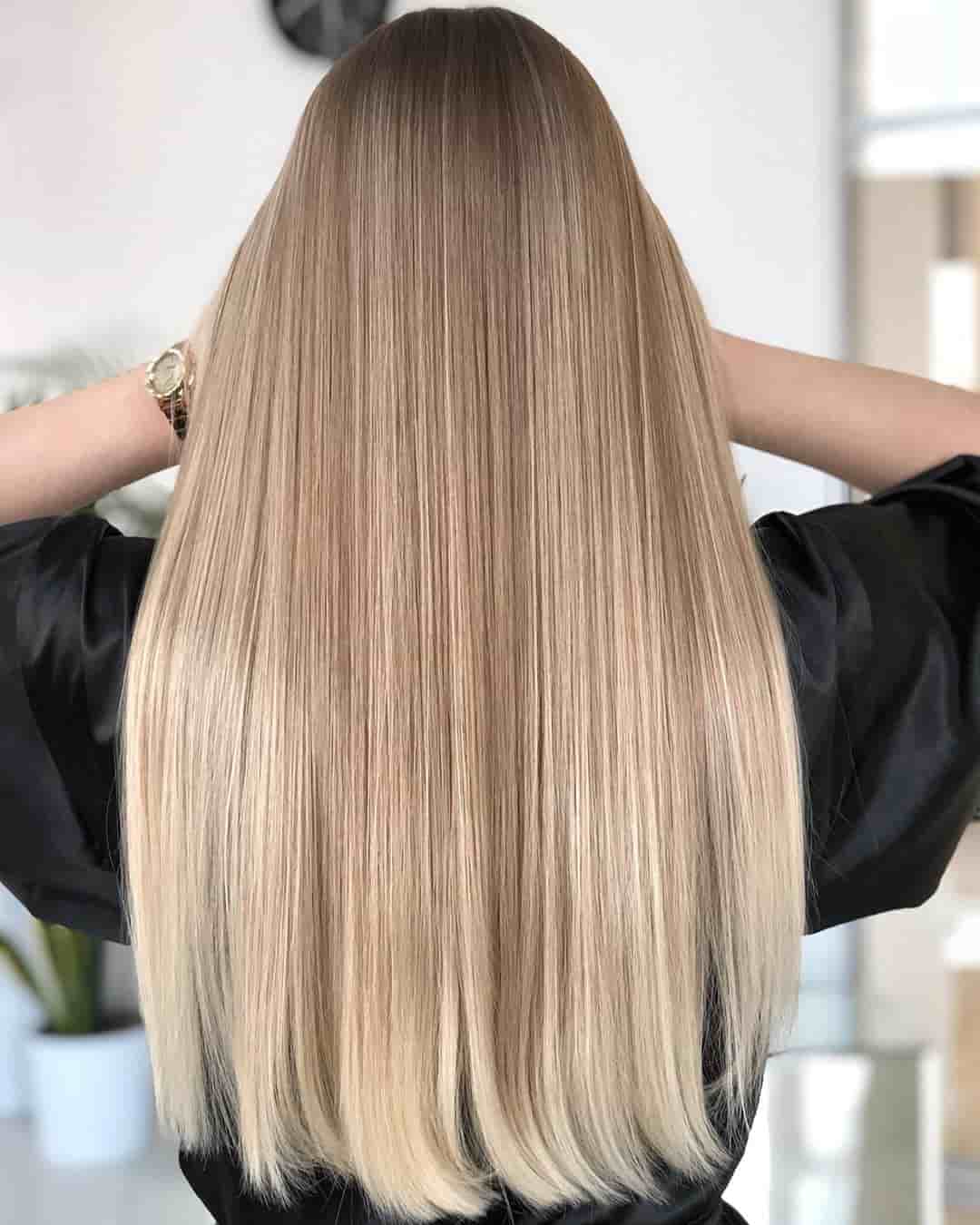 Brown and White Hair Color