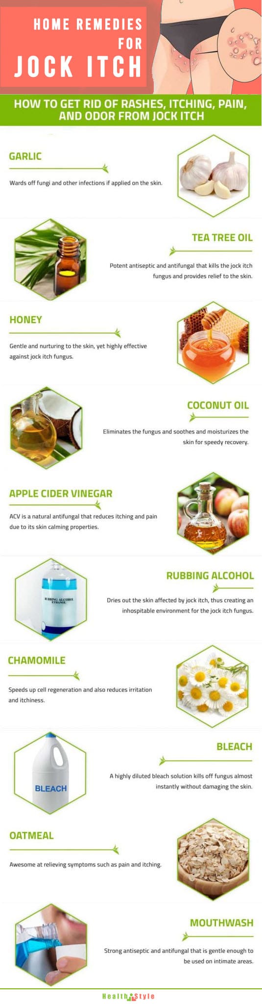 Home Remedies for Jock Itch Infographic