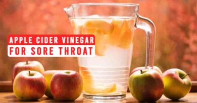 apple cider vinegar for sore throat