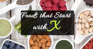 foods that start with x