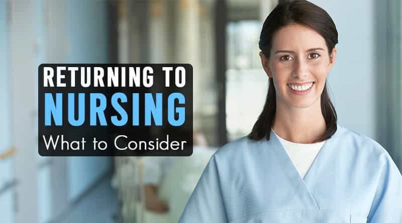 Returning to Nursing